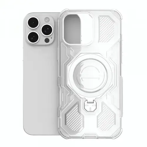 Husa pentru Motorola Edge 60 Fusion / Edge 60, Techsuit, Carbon Shield Pro, Alba
