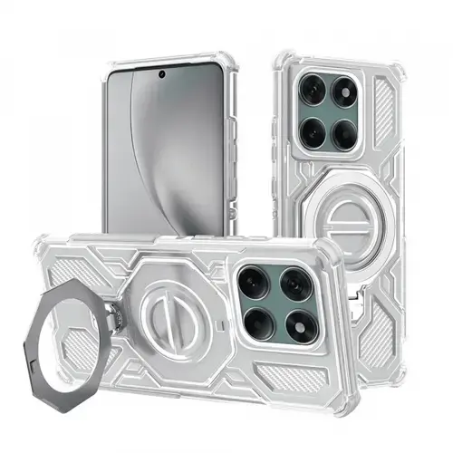 Husa pentru Motorola Edge 60 Pro, Techsuit, Carbon Shield Pro, Alba