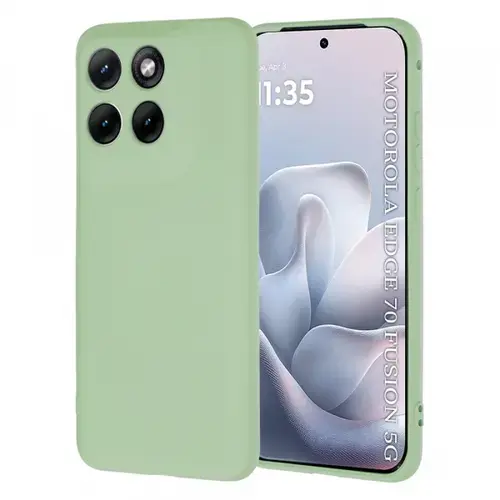 Husa pentru Motorola Edge 70 Fusion, Techsuit, SoftFlex, Verde Deschis