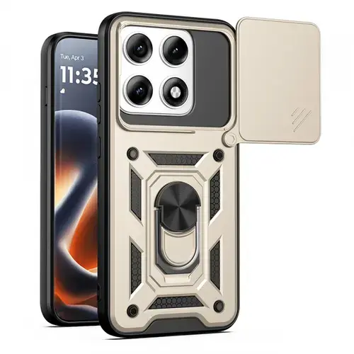 Husa pentru Motorola Edge 70 Pro, Techsuit, CamShield, Auriu