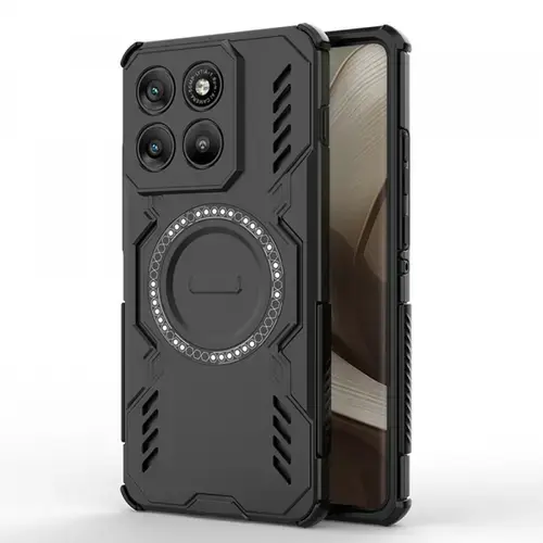 Husa pentru Motorola Edge 70, Techsuit, ArmorMag, Neagra
