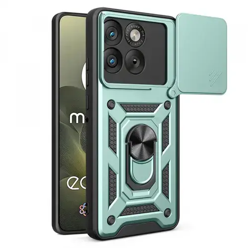 Husa pentru Motorola Edge 70, Techsuit, CamShield, Verde