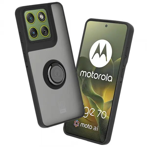 Husa pentru Motorola Edge 70, Techsuit, Glinth, Neagra