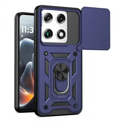 Husa pentru Motorola Edge 70 Ultra / Signature, Techsuit, CamShield, Albastru