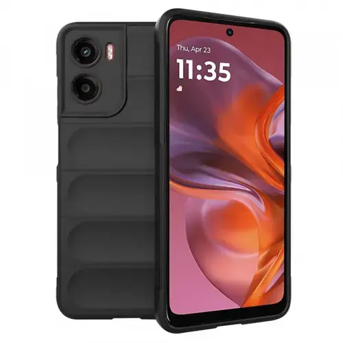 Husa pentru Motorola Moto E15 / G05, Techsuit, Magic Shield, Neagra