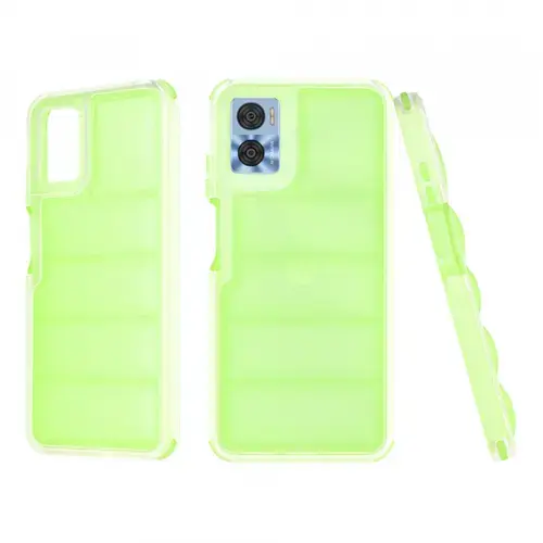 Husa pentru Motorola Moto E22i / E22, Techsuit, Wave Shield, Verde