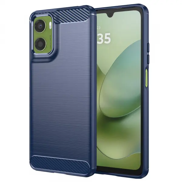Husa pentru Motorola Moto G06 Power / G06, Techsuit, Carbon, Albastra