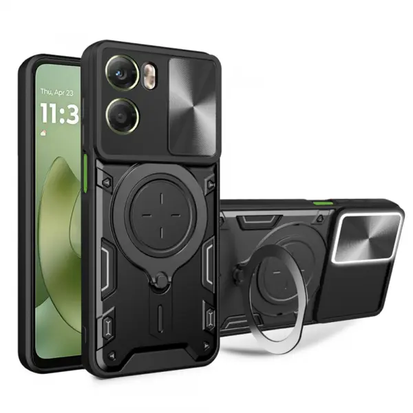 Husa pentru Motorola Moto G06, Techsuit, CamGuard Pro, Neagra