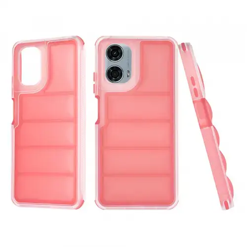 Husa pentru Motorola Moto G24 Power, Techsuit, Wave Shield, Rosie
