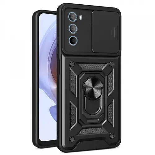 Husa pentru Motorola Moto G31 / G41, Techsuit, CamShield, Neagra