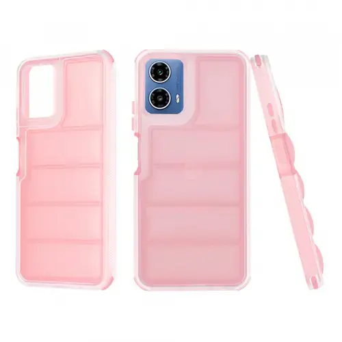 Husa pentru Motorola Moto G45 / G34, Techsuit, Wave Shield, Roz