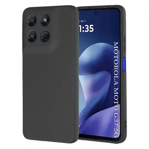 Husa pentru Motorola Moto G47 / G37 Power / G37, Techsuit, SoftFlex, Negru