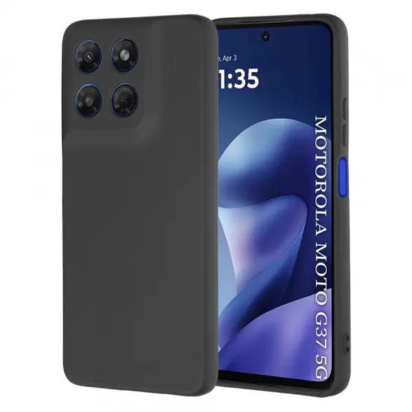 Husa pentru Motorola Moto G47 / G37 Power / G37, Techsuit, SoftFlex, Neagra