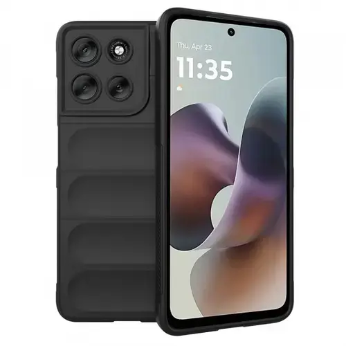 Husa pentru Motorola Moto G56, Techsuit, Magic Shield, Neagra