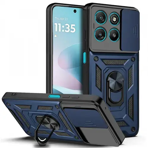 Husa pentru Motorola Moto G67 Power / G57 Power, Techsuit, CamShield, Albastra