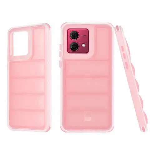 Husa pentru Motorola Moto G84, Techsuit, Wave Shield, Roz