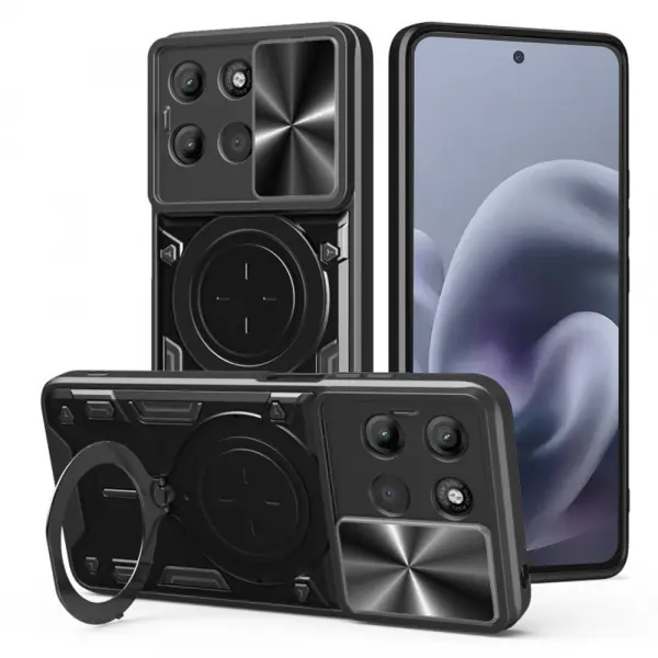 Husa pentru Motorola Moto G86 Power, Techsuit, CamGuard Pro, Neagra