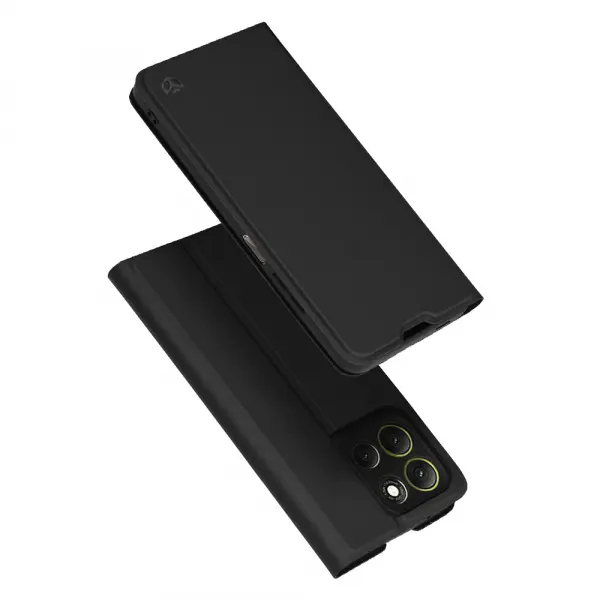 Husa pentru Motorola Moto G86, Techsuit, Magskin Book, Neagra