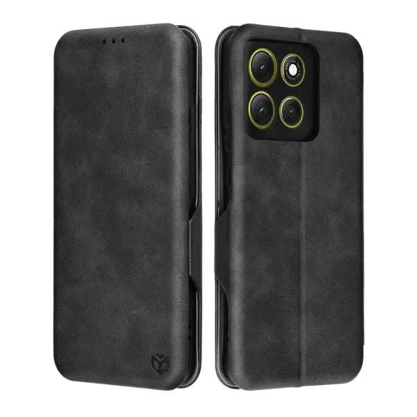 Husa pentru Motorola Moto G86, Techsuit, Safe Wallet Plus, Neagra