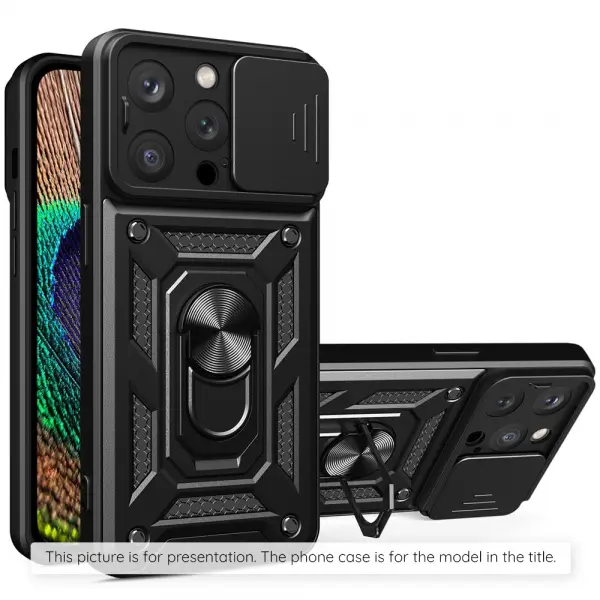 Husa pentru Motorola Razr Fold, Techsuit, CamShield, Neagra