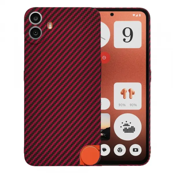 Husa pentru Nothing CMF Phone 1, Techsuit, Carbonite FiberShell, Rosie