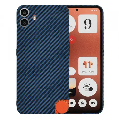 Husa pentru Nothing CMF Phone 1, Techsuit, Carbonite FiberShell, Turcoaz