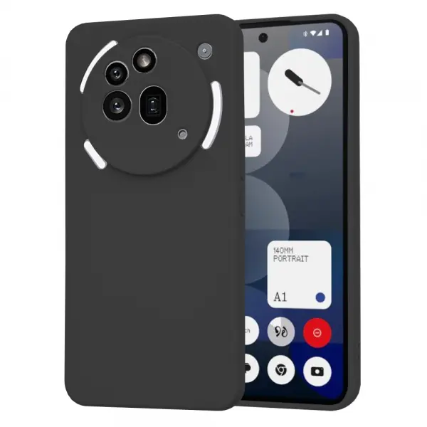 Husa pentru Nothing Phone (3a) Pro, Techsuit, SoftFlex, Neagra