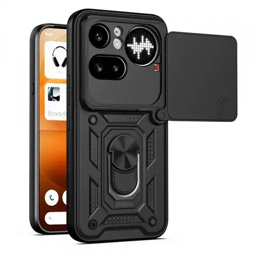 Husa pentru Nothing Phone (4a) Pro, Techsuit, CamShield, Negru