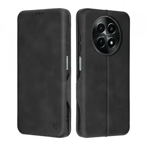 Husa pentru OnePlus 12R, Techsuit, Safe Wallet Plus, Neagra