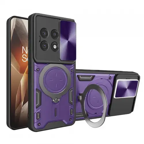 Husa pentru OnePlus 13R, Techsuit, CamGuard Pro, Mov
