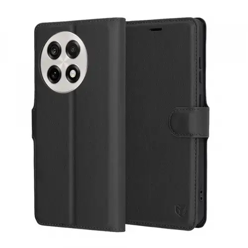 Husa pentru OnePlus 13R, Techsuit Leather Folio (Negru)