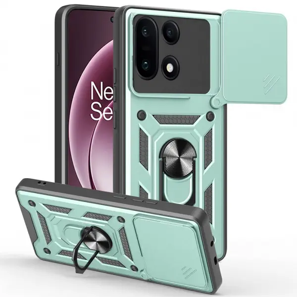 Husa pentru OnePlus 15, Techsuit, CamShield, Verde