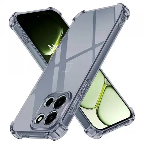 Husa pentru OnePlus Nord 6, Techsuit, Shockproof Clear, Fumuriu