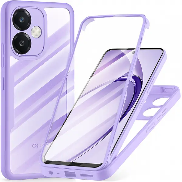 Husa pentru Oppo A3 4G / A3 5G, Techsuit, ColorVerse 360, Mov