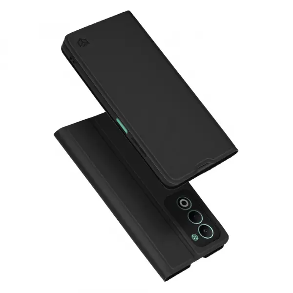 Husa pentru Oppo A5 4G / A5 5G, Techsuit, Magskin Book, Neagra