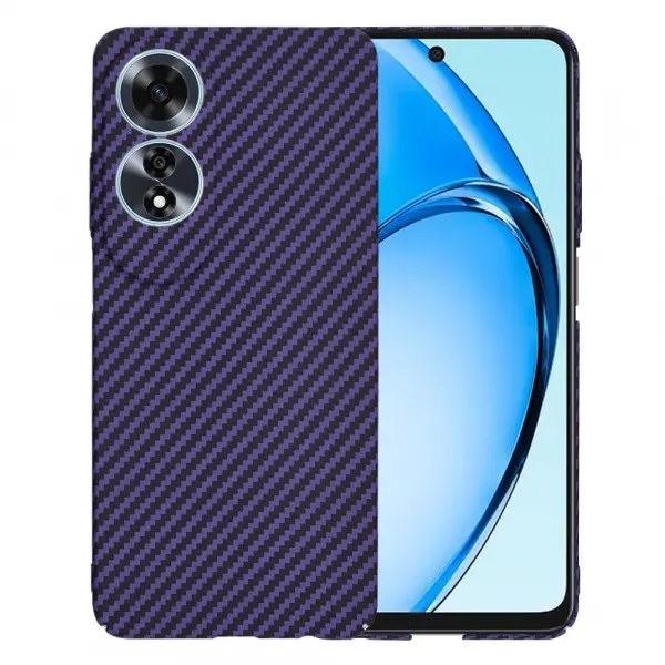Husa pentru Oppo A60, Techsuit, Carbonite FiberShell, Mov