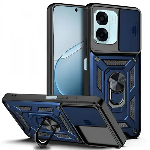 Husa pentru Oppo A6k 4G / A6x 4G / A6x, Techsuit, CamShield, Albastra