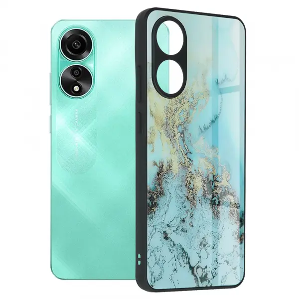 Husa pentru Oppo A78 4G, Techsuit, Glaze, Bleu