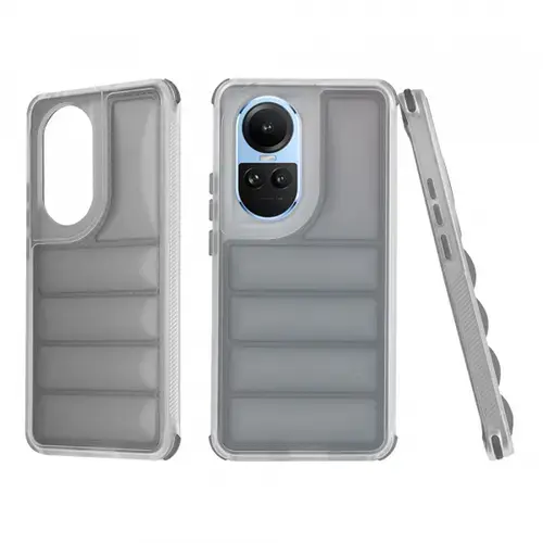 Husa pentru Oppo Reno10 / Reno10 Pro, Techsuit, Wave Shield, Neagra