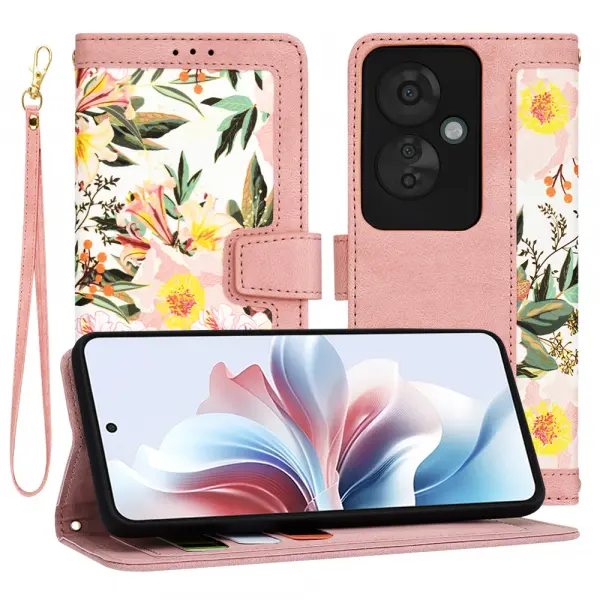 Husa pentru Oppo Reno11 F, Techsuit, FlipCraft, Roz