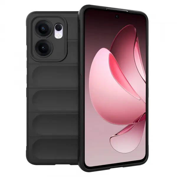 Husa pentru Oppo Reno13 FS 5G / Reno13 F 4G / Reno13 F, Techsuit, Magic Shield, Neagra