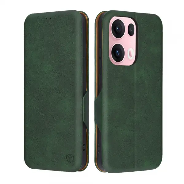 Husa pentru Oppo Reno13 Pro, Techsuit, Safe Wallet Plus, Verde