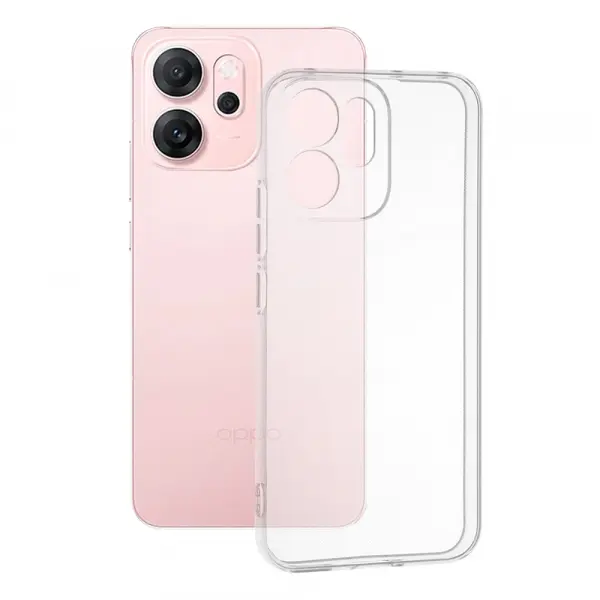 Husa pentru Oppo Reno14 FS 5G / Reno14 F, Techsuit, Clear, Transparenta