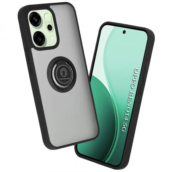 Husa pentru Oppo Reno14, Techsuit, Glinth, Neagra