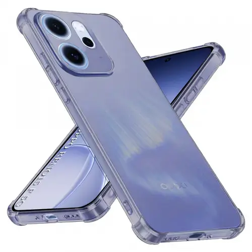 Husa pentru Oppo Reno15 FS / Reno15 F, Techsuit, Shockproof Clear, Neagra