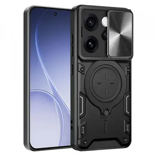 Husa pentru Oppo Reno15 Pro, Techsuit, CamGuard Pro (Negru)