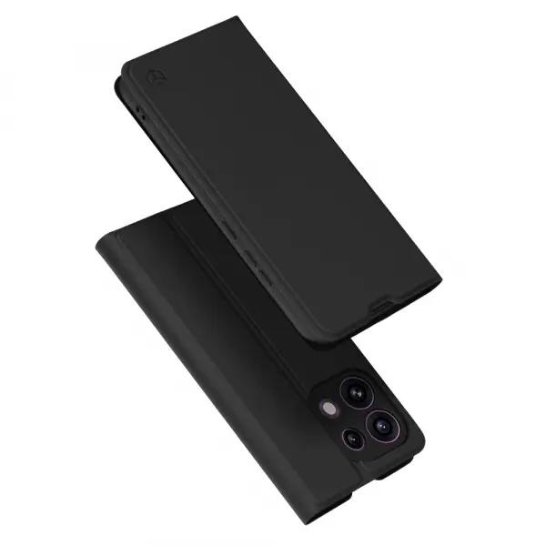 Husa pentru Oppo Reno16 F / Reno16 FS, Techsuit, Magskin Book, Neagra