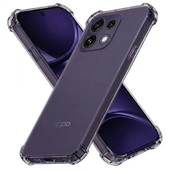 Husa pentru Oppo Reno16 F / Reno16 FS, Techsuit, Shockproof Clear, Fumurie
