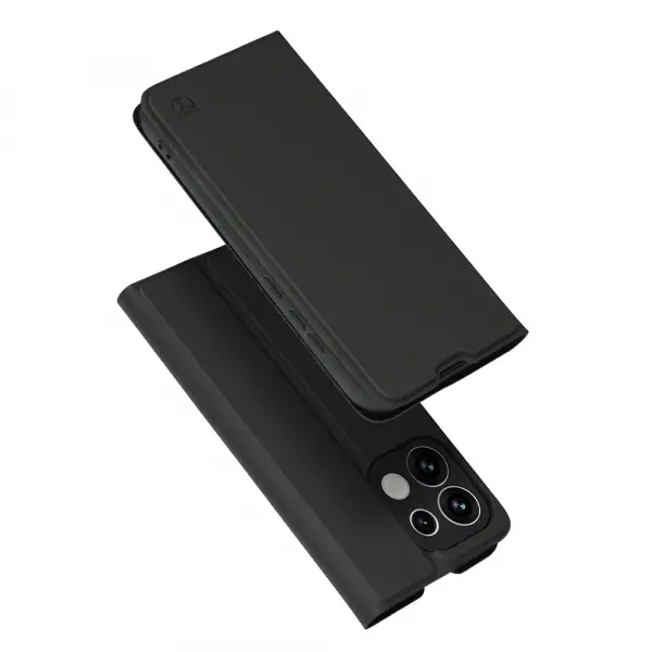 Husa pentru Oppo Reno16 Pro, Techsuit, Magskin Book, Neagra