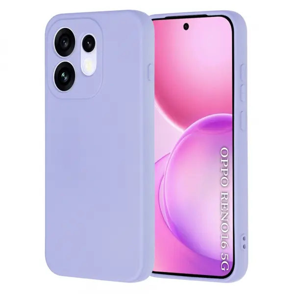 Husa pentru Oppo Reno16, Techsuit, SoftFlex, Mov Deschis
